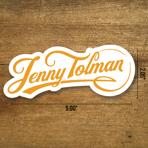 Sticker- Jenny Tolman Logo